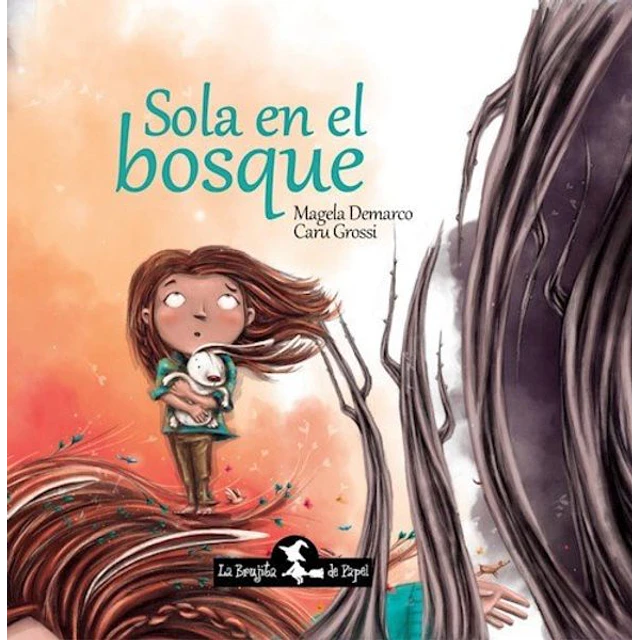 Sola en el bosque