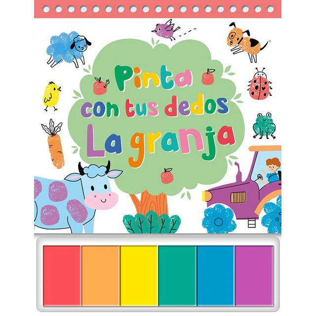 Pinta con tus dedos. La granja