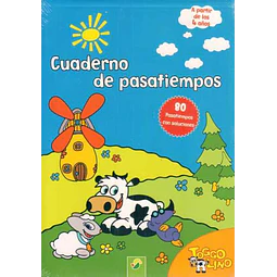 Cuaderno de pasatiempos. Toggo lino azul