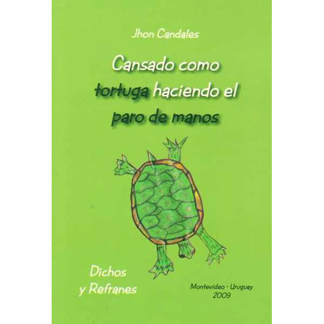 Cansado como tortuga haciendo el paro de manos