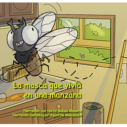 La mosca que vivia en una manzana
