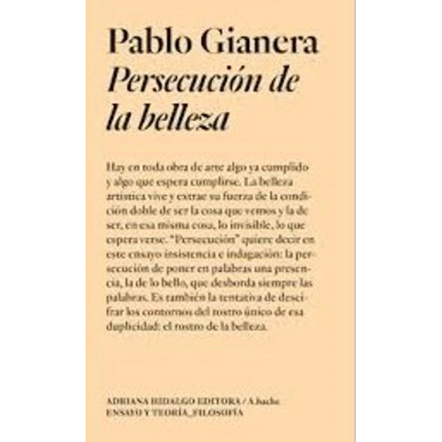 Persecucion de la belleza