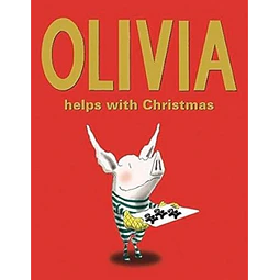 Olivia helps with christmas