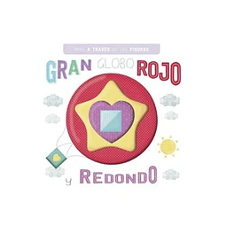 Gran globo rojo y redondo