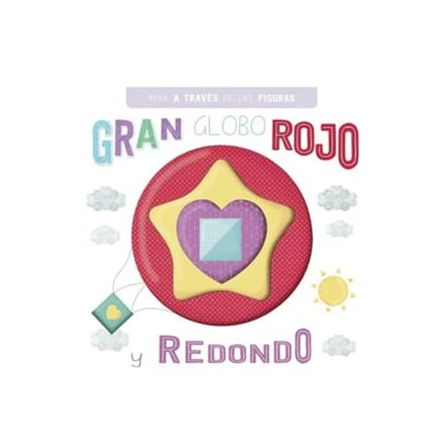 Gran globo rojo y redondo