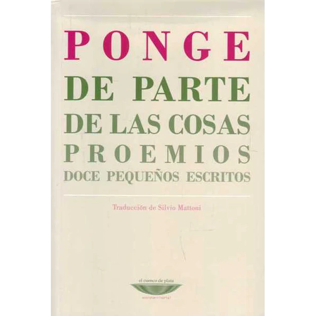 De parte de las cosas