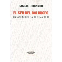 El ser del balbuceo