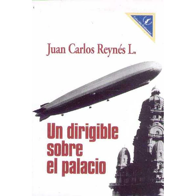 Un dirigible sobre el palacio