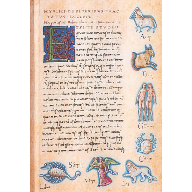De sideribus tractatus astronomica. Ultra flexis renglones