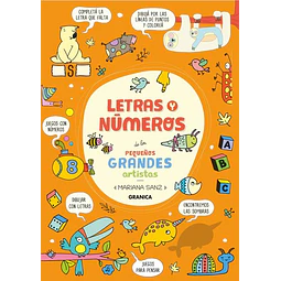 Letras y numeros de los pequeños grandes artistas