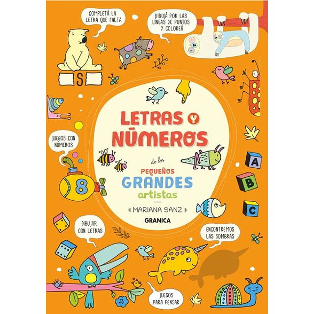 Letras y numeros de los pequeños grandes artistas