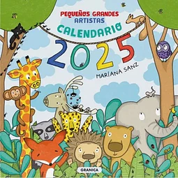 Pequeños grandes artistas2025 calendario pared