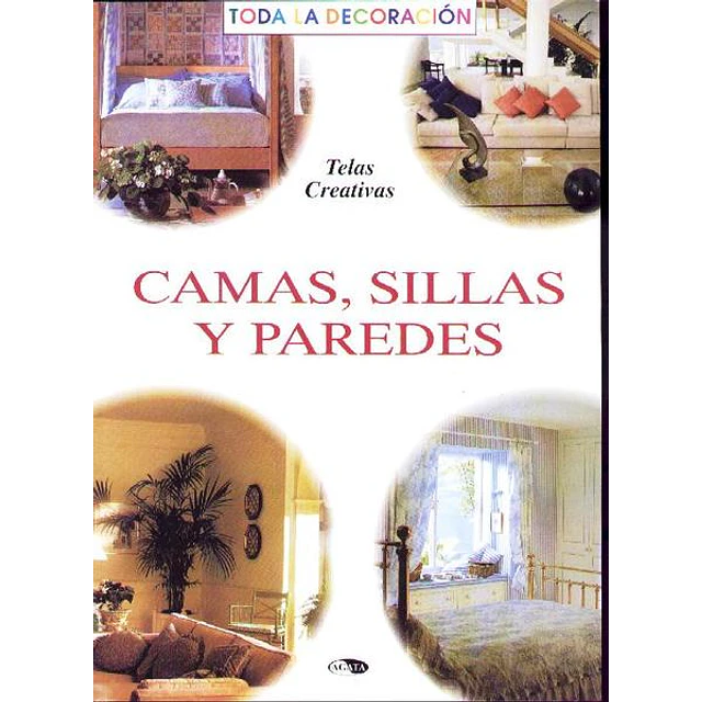La camas sillas y paredes. Telas creativas. Toda