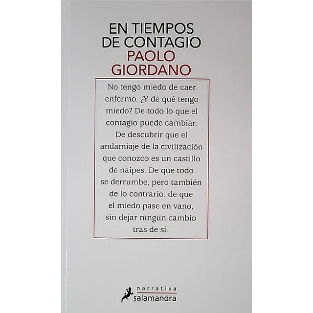 En tiempos de contagio