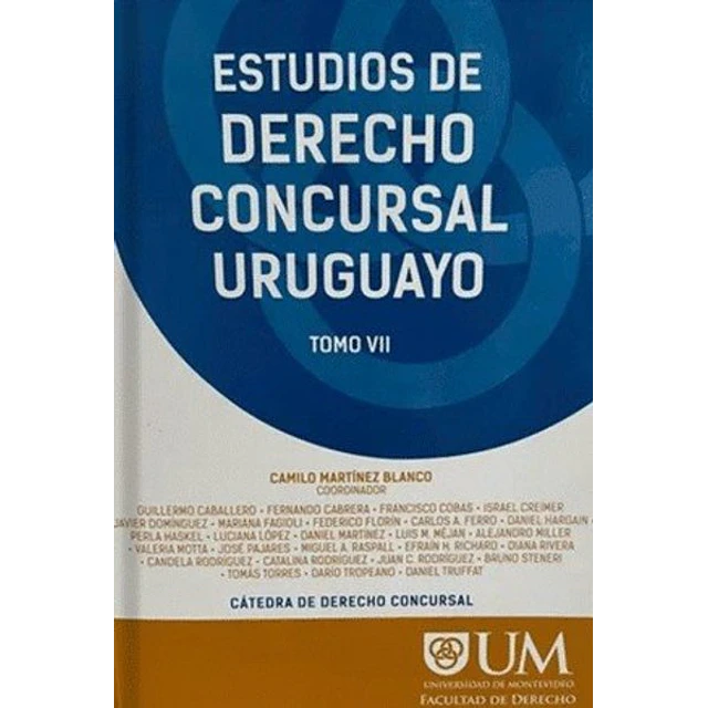 Estudios de derecho concursal uruguayo. Tomo VIII