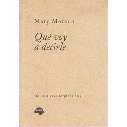 Que voy a decirle