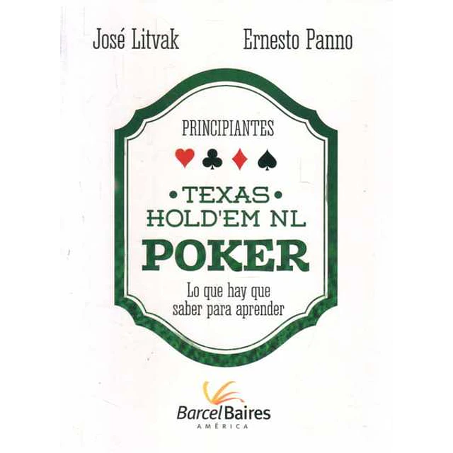 Texas hold em nl poker. Estuche tapa dura