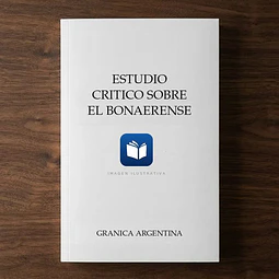 Estudio critico sobre el bonaerense