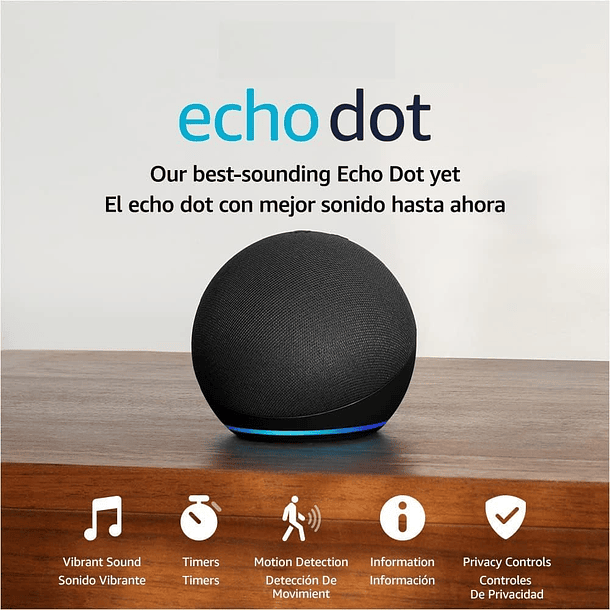 ALEXA ECHO DOT (5TA GENERACIÓN) DEEP SEA BLUE 4