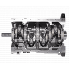 ENSAMBLE MOTOR HYUNDAI GALLOPER 2.5 CC D4BH SOHC 8 VALV TCI 1997-2004 4