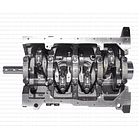 ENSAMBLE MOTOR HYUNDAI GALLOPER II 2.5 CC D4BH SOHC 8 VALV TCI 2000-2004 4