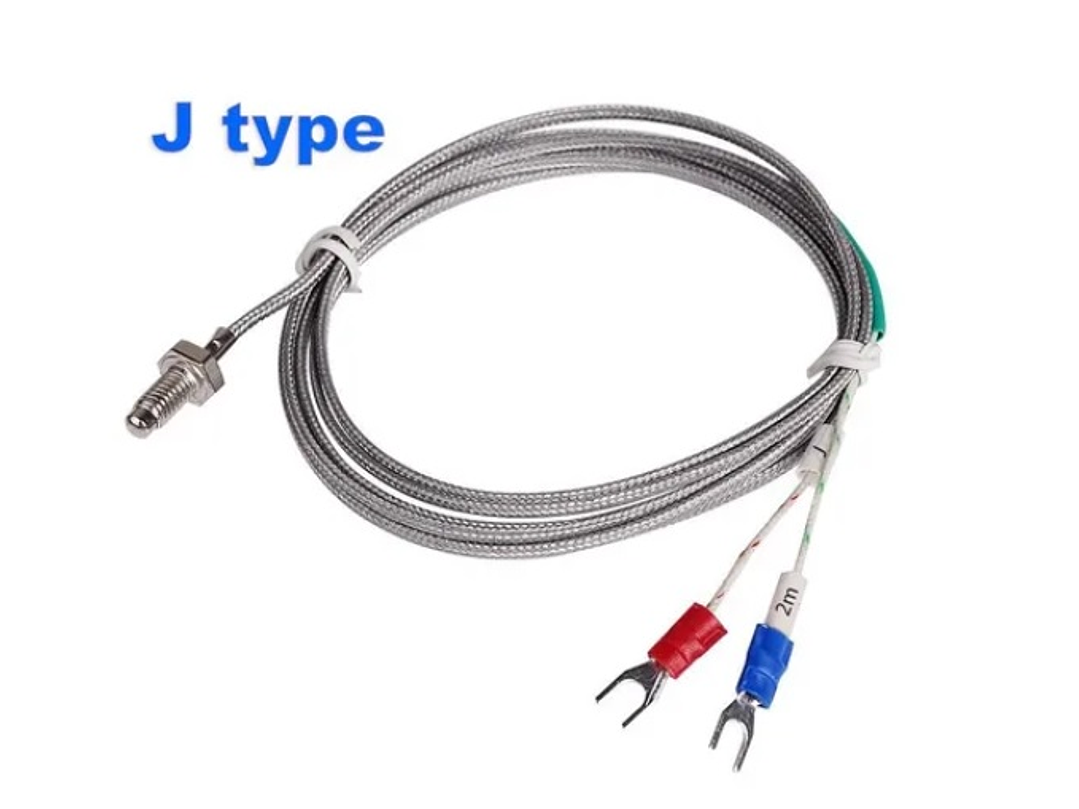 Termocoupla Tipo J para Máquinas Selladoras | 2 Metros | Mundo Sello 1