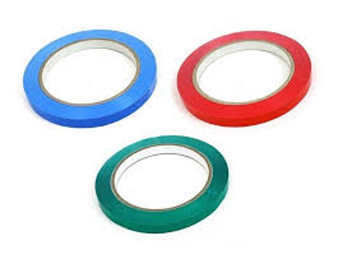 Rollo MSC 12 mm x 50 mts para Selladora Tipo Cinta Cuello – Colores Rojo, Azul o Verde 1