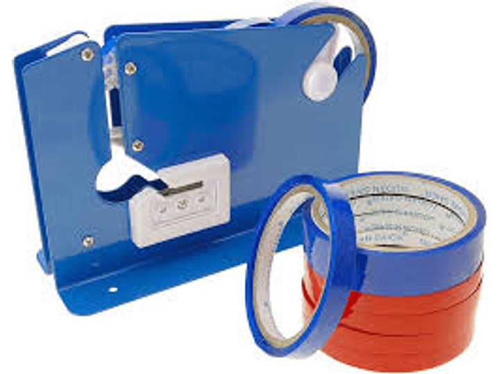 Rollo MSC 12 mm x 50 mts para Selladora Tipo Cinta Cuello – Colores Rojo, Azul o Verde 3