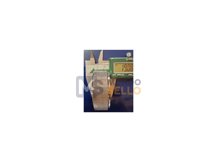 Rodillo Texturado para Selladora Continua — Ø50 × Alto19 × Interior25,5 mm 2