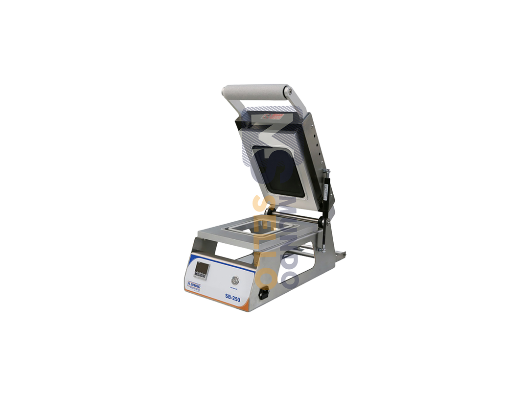 Selladora de Bandejas y Potes BR250 – Hasta 480 platos/hora – Acero Inoxidable 1