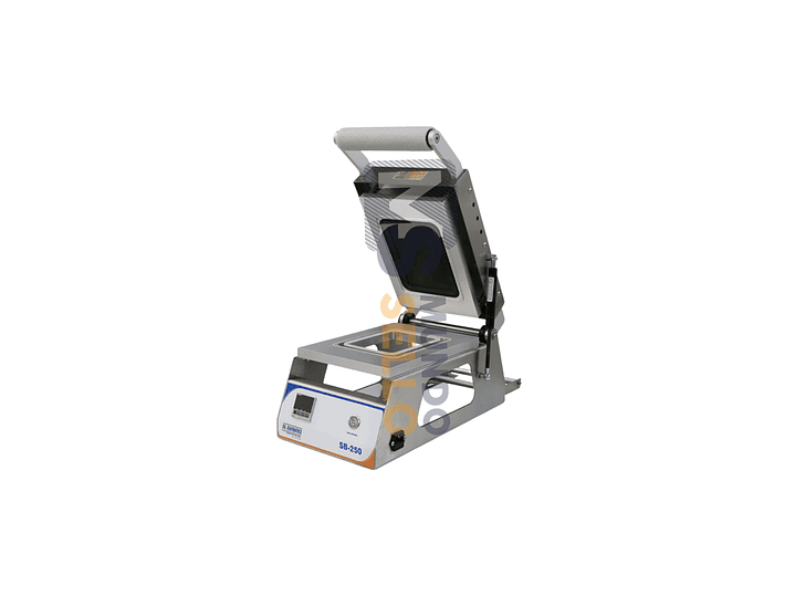 Selladora de Bandejas y Potes BR250 – Hasta 480 platos/hora – Acero Inoxidable 1