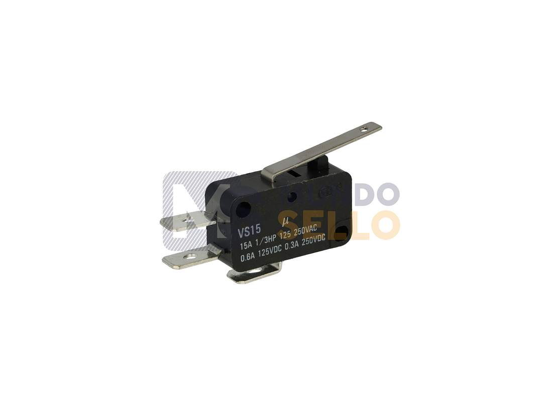 Microswitch Standard 15A para Selladoras | Mundo Sello 1