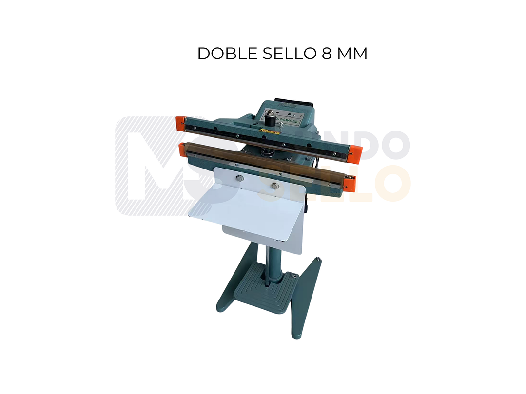 Selladora de Pie MS808X2 – 800 mm x 8 mm – Doble Sello – Para PVC, Pendones y Bolsas Gruesas 1