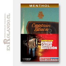 Tabaco Captain Black Menthol 50 Grm. ($10.450 x Mayor)