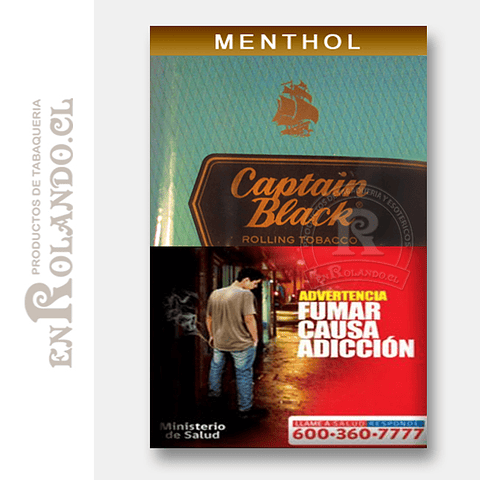 Tabaco Captain Black Menthol 50 Grm. ($10.450 x Mayor)