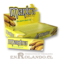 Papelillo Mantra sabor Plátano 1 1/4 - Display
