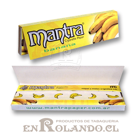 Papelillo Mantra sabor Plátano 1 1/4 - Display