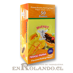 Papelillo Hornet sabor Mango - Papaya 1 1/4 - Display ($7.990 x Mayor)
