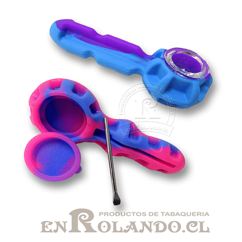 Pipa Silicona Colores ($2.990 x Mayor)