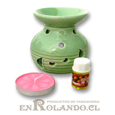 Set Difusor Cerámica + Vela + Esencia ($1.490x Mayor)