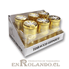 Moledor Metálico Dorado #51 - 3 Pisos ($5.990 x Mayor)