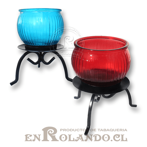 Porta Vela Vidrio y Metal ($1.690 x Mayor)