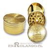 Moledor Metálico Gold #876 - 2 Pisos ($2.490 x Mayor)