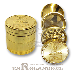 Moledor Metálico Gold #876 - 3 Pisos ($4.990 x Mayor)