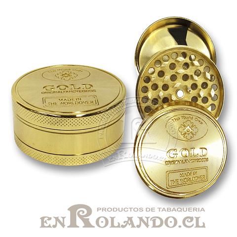 Moledor Metálico Gold #806 - 2 Pisos ($2.990 x Mayor)