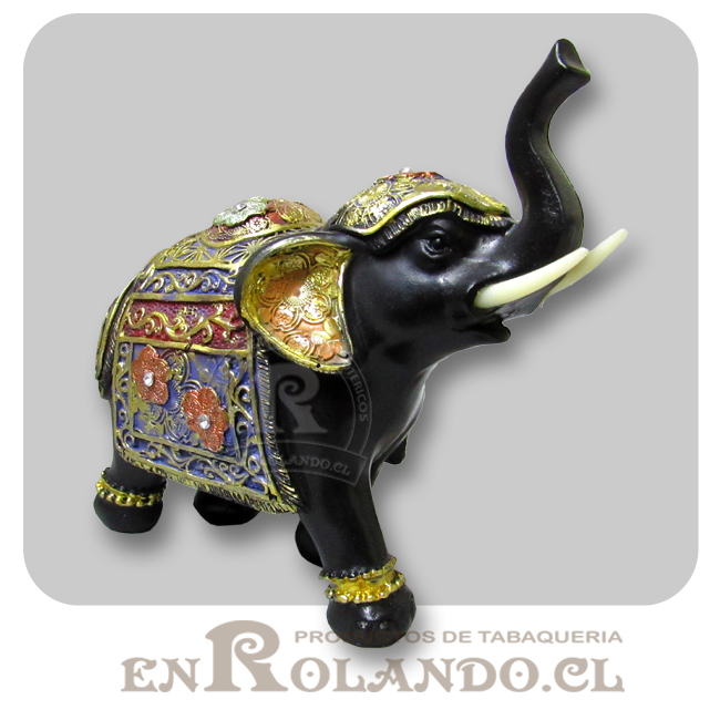 Vintage Grueso Tallado Plástico Cuentas Azul Rojo Negro Elefante