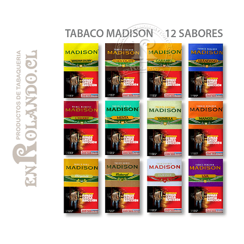 Tabaco Madison Cherry ($5.240 x Mayor)