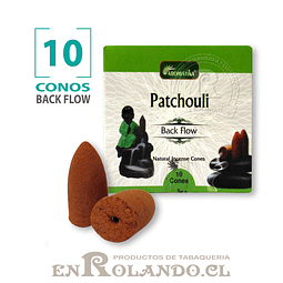 Caja 10 Conos Cascada "Pachuli" ($750 x Mayor) 