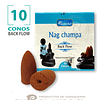 Caja 10 Conos Cascada "Nag Champa" ($750 x Mayor) 