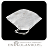 Mascarilla de Tela Blanca - 2 capas ($790 x Mayor) 